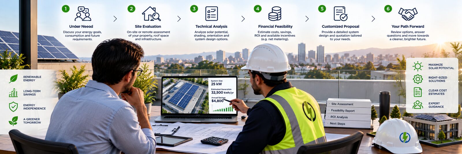 Solar consultation and site survey
